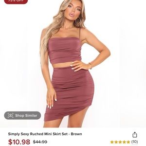 FASHION NOVA SKIRT SET